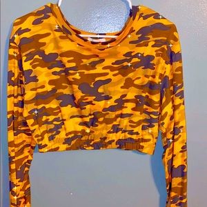 Long Sleeve Crop Top